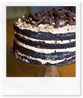 Chocolate Hazelnut Mousse Layer Cake